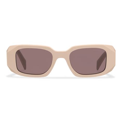 prada catwalk double bar sunglasses|prada symbole sunglasses beige.